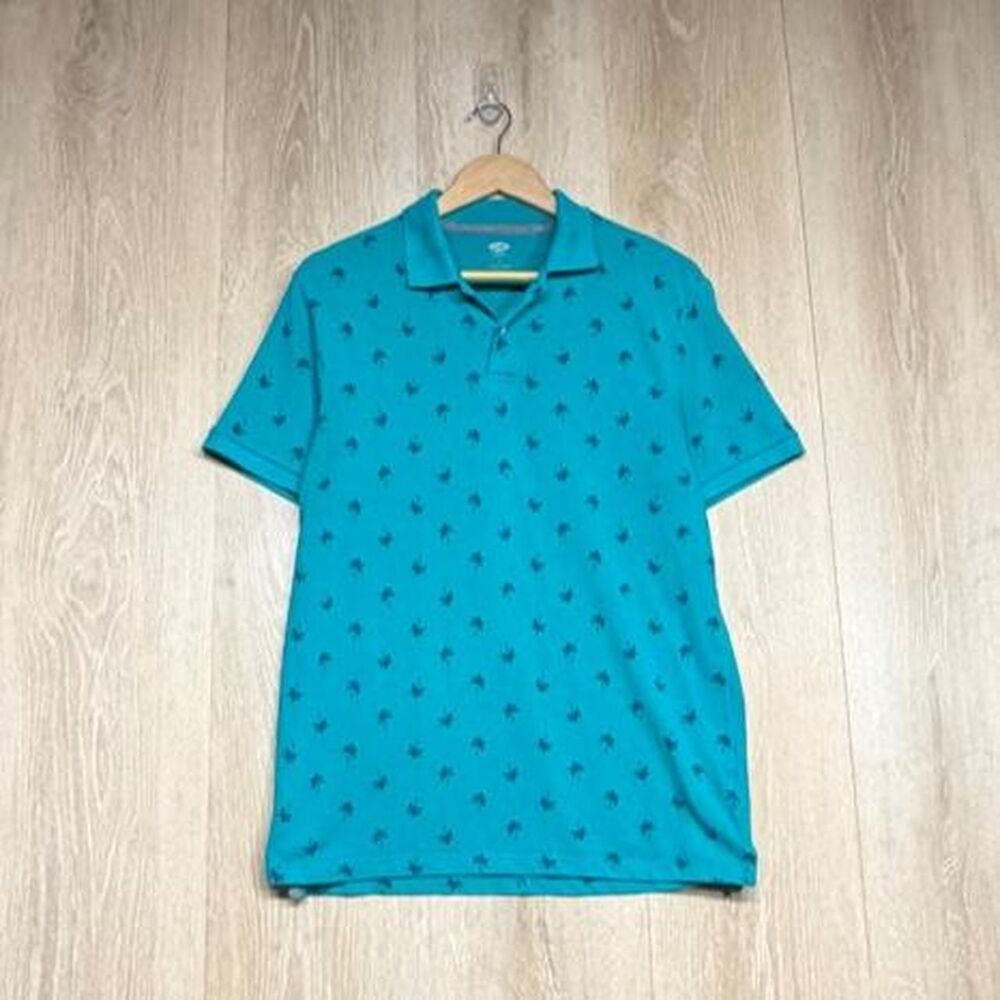 Old-navy Men's Blue and Green Polo-shirts